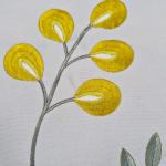 Dekorační látka Blooming messing 516408