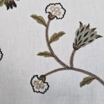 Dekorační látka Exquisite de luxe Blatt natur 516455