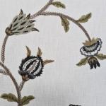 Dekorační látka Exquisite de luxe Blatt natur 516455