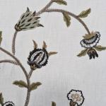 Dekorační látka Exquisite de luxe Blatt natur 516455