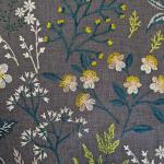 Dekorační látka Finesse de luxe Blatter anthrazit 516311