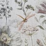Dekorační látka Lino luční květy