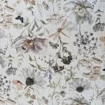 Dekorační látka Lino luční květy