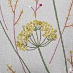 Dekorační látka Mystery Flowers Blume senf 516263