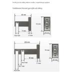 Garnýž SQUARE LINE SQL dvouřadá