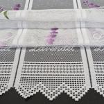 Skládaná vitrážová záclona 266942