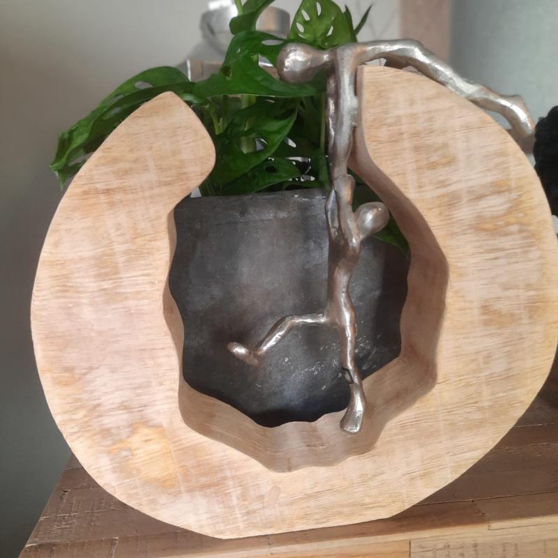 Dekorace mango dřevo Climbing