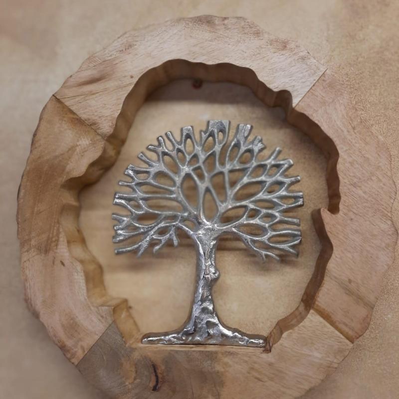 Dekorace mango dřevo Strom života 26cm