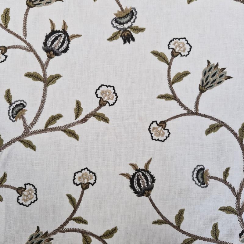 Dekorační látka Exquisite de luxe Blatt natur 516455