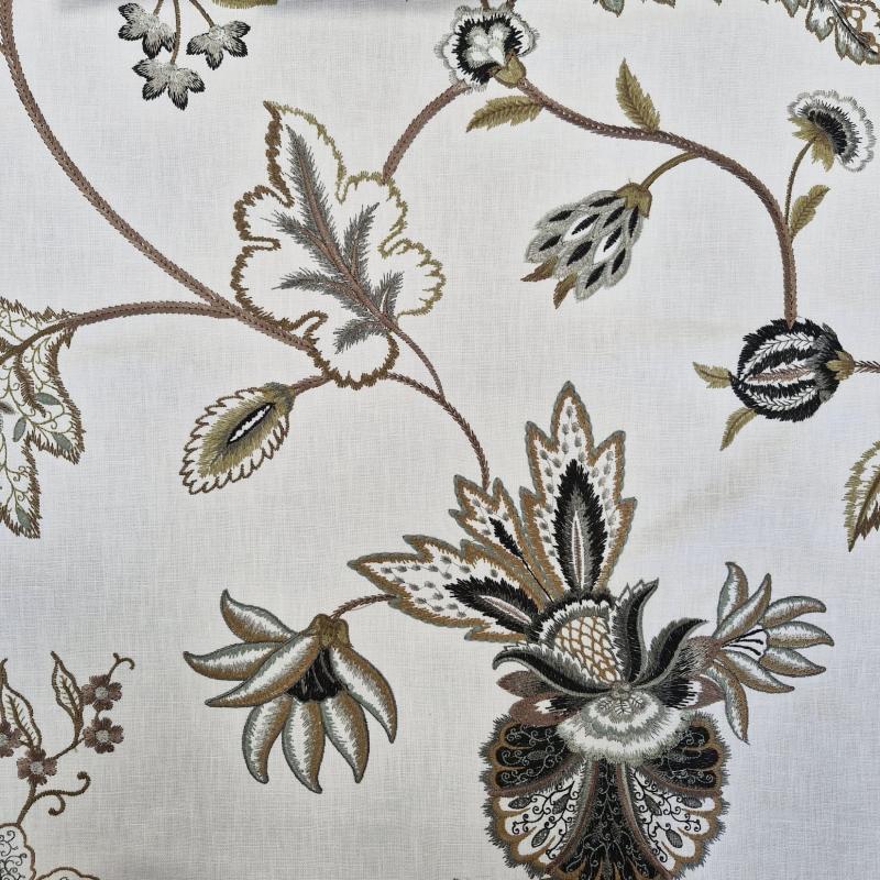 Dekorační látka Exquisite de luxe Blume natur 516453