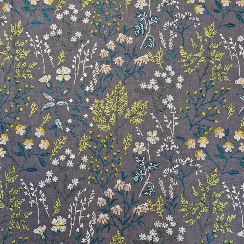 Dekorační látka Finesse de luxe Blatter anthrazit 516311