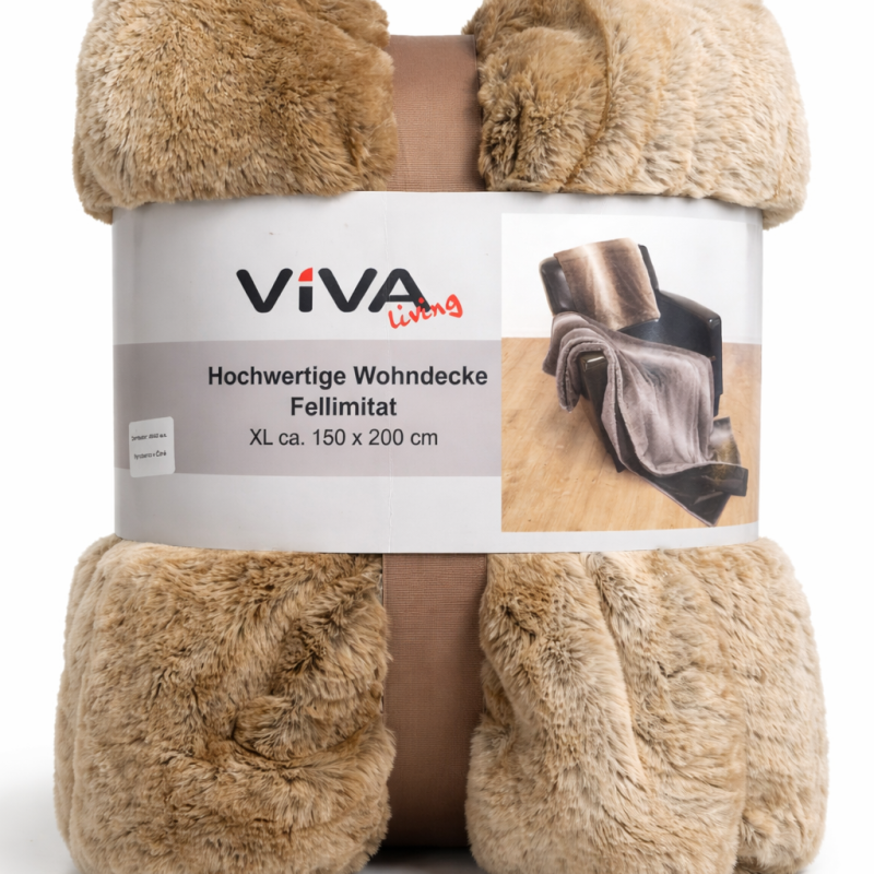 Exkluzivní deka imitace kůže 150x200