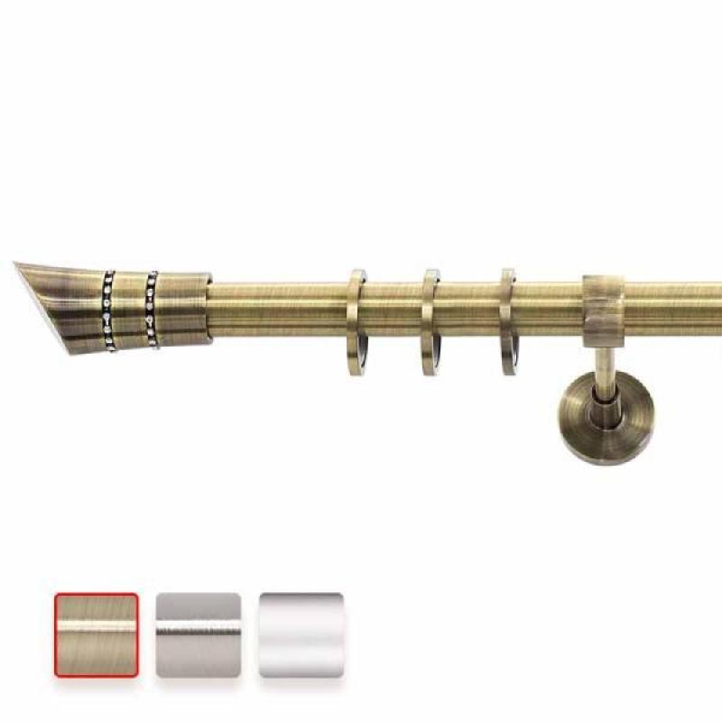 Kovová garnýž Ø25 s oboustrannou koncovkou DIVA. 