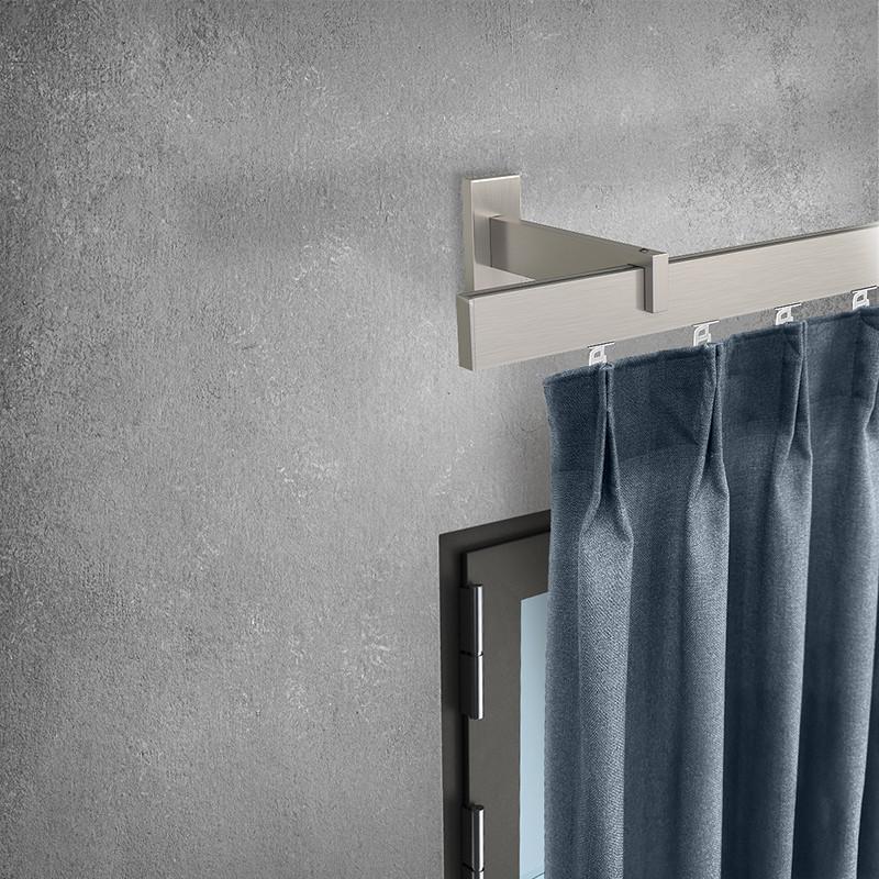 Levná kovová garnýž SQUARE line SQL jednořadá