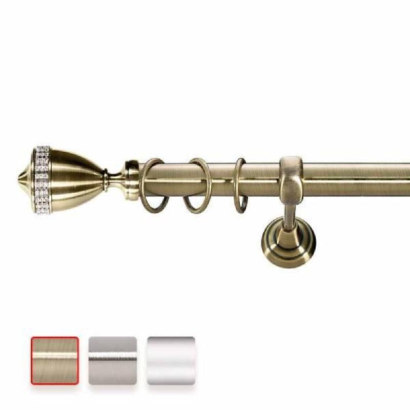 Kovová garnýž Ø25 s oboustrannou koncovkou VIENA. 