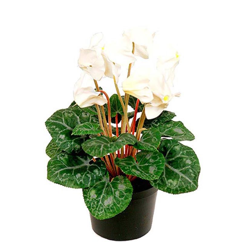 Umělá květina Brambořík bílý 26cm