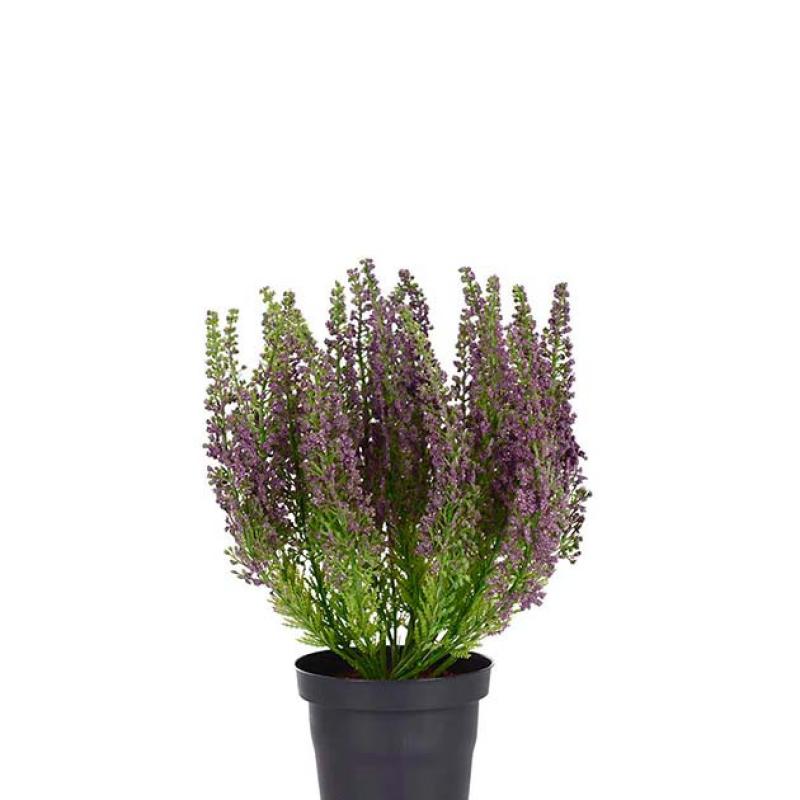 Umělá květina Vřes fialový 28cm