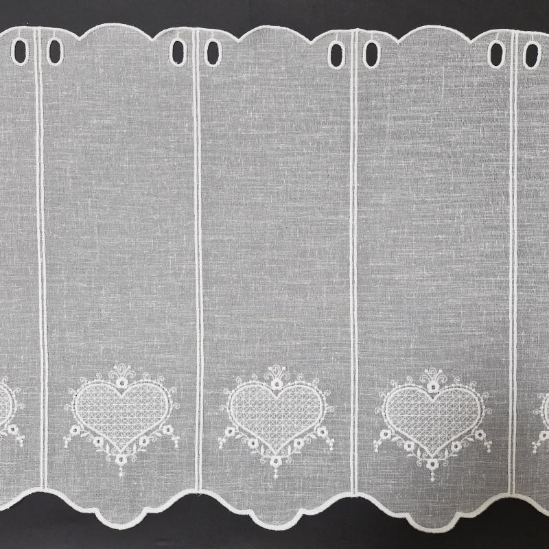 Vitrážová záclona 11807