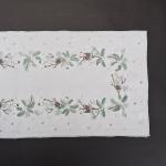 Vánoční běhoun Zelená cesmína 40x85cm