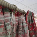 Vánoční závěsy Patchwork 2ks