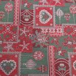 Vánoční závěsy Patchwork 2ks